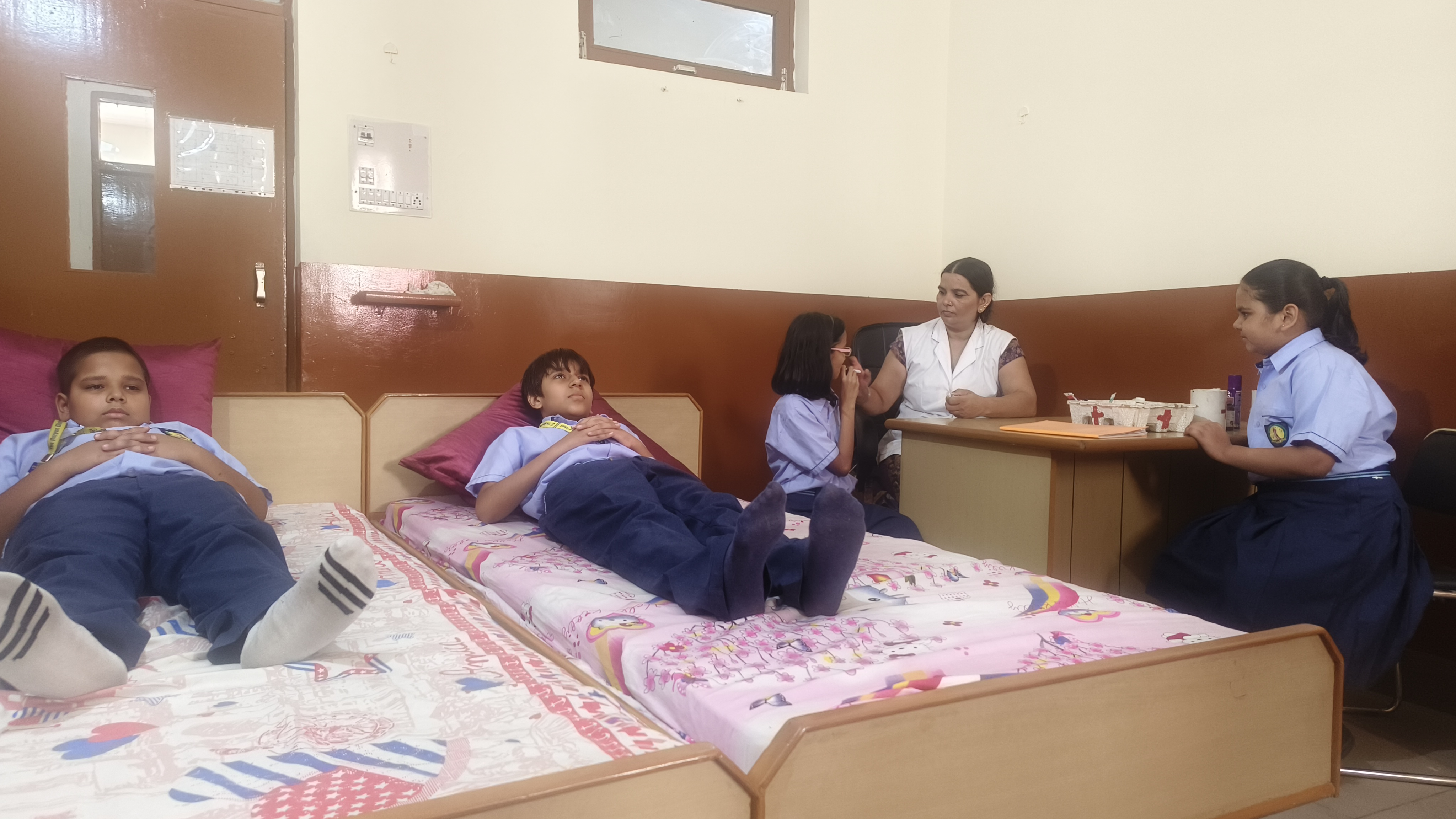 Medical care and infirmary at The Aaryan Global School